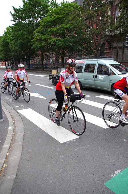 Lille Bray Dunes 2014 - Départ Boulevard Louis XIV - Cyclistes
