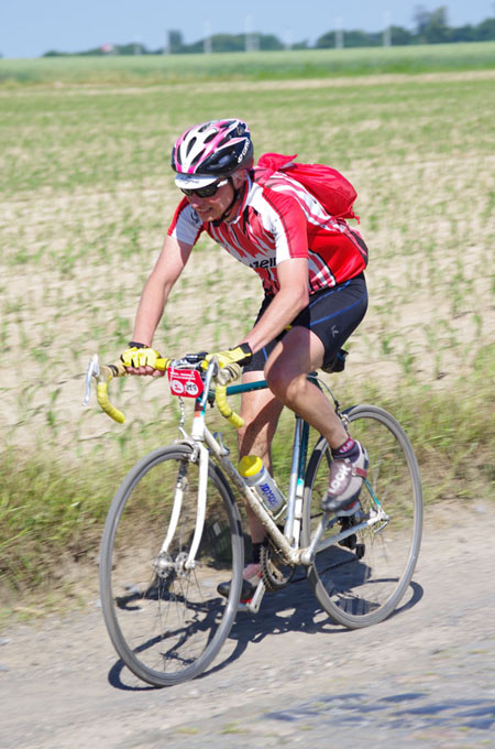 Paris Roubaix Cyclo 2014 - Pavé de Gruson - Cyclistes